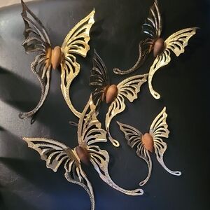 Home Interior Gold Butterflies